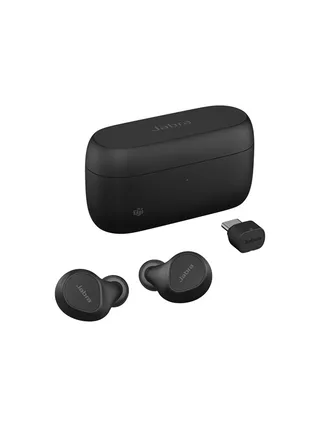 Evolve2 Buds USB-C ms de Jabra, Noir – jaquette 1 sur 2