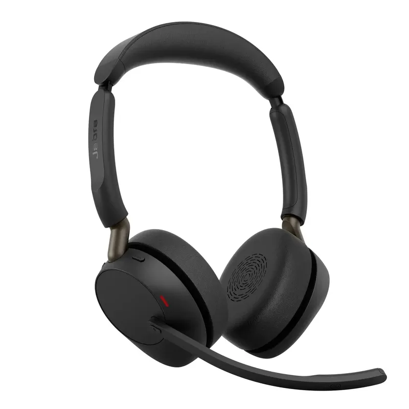 Evolve3 65 MS Stereo Black (USB-C) + Oplaadstandaard - Headset de Jabra – jaquette 2 sur 3