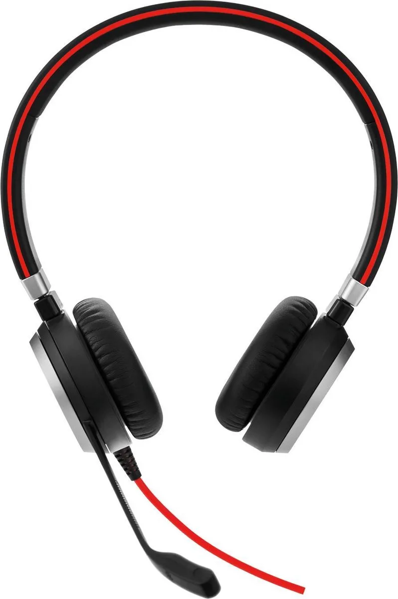Headphones with Microphone Jabra 6399-829-209 Black by Jabra, Black – cover