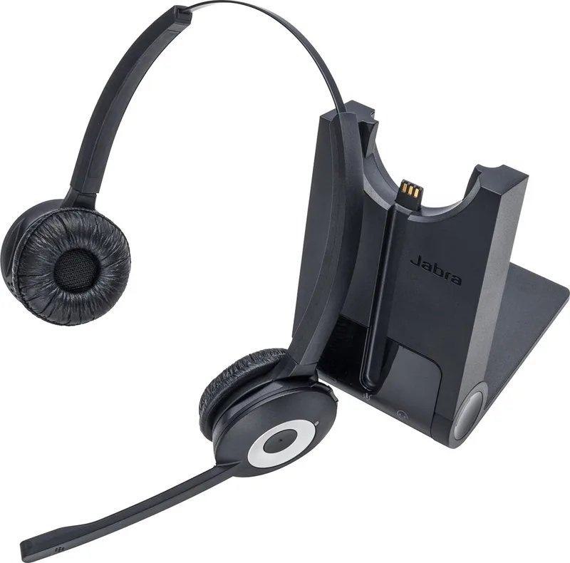 Headphones with Microphone Jabra 920-29-508-101 Black by Jabra, Zwart duo – cover