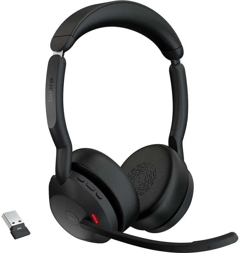 Headphones with Microphone Jabra EVOLVE2 55 by Jabra, Transparent – cover