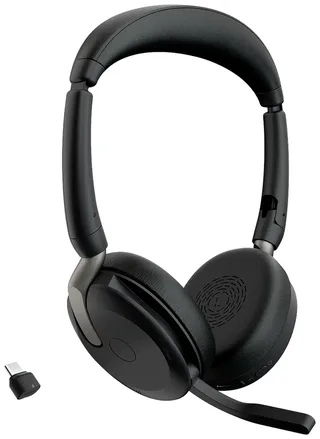 Headphones with Microphone Jabra Evolve2 65 Flex by Jabra, Black – cover 2 of 2