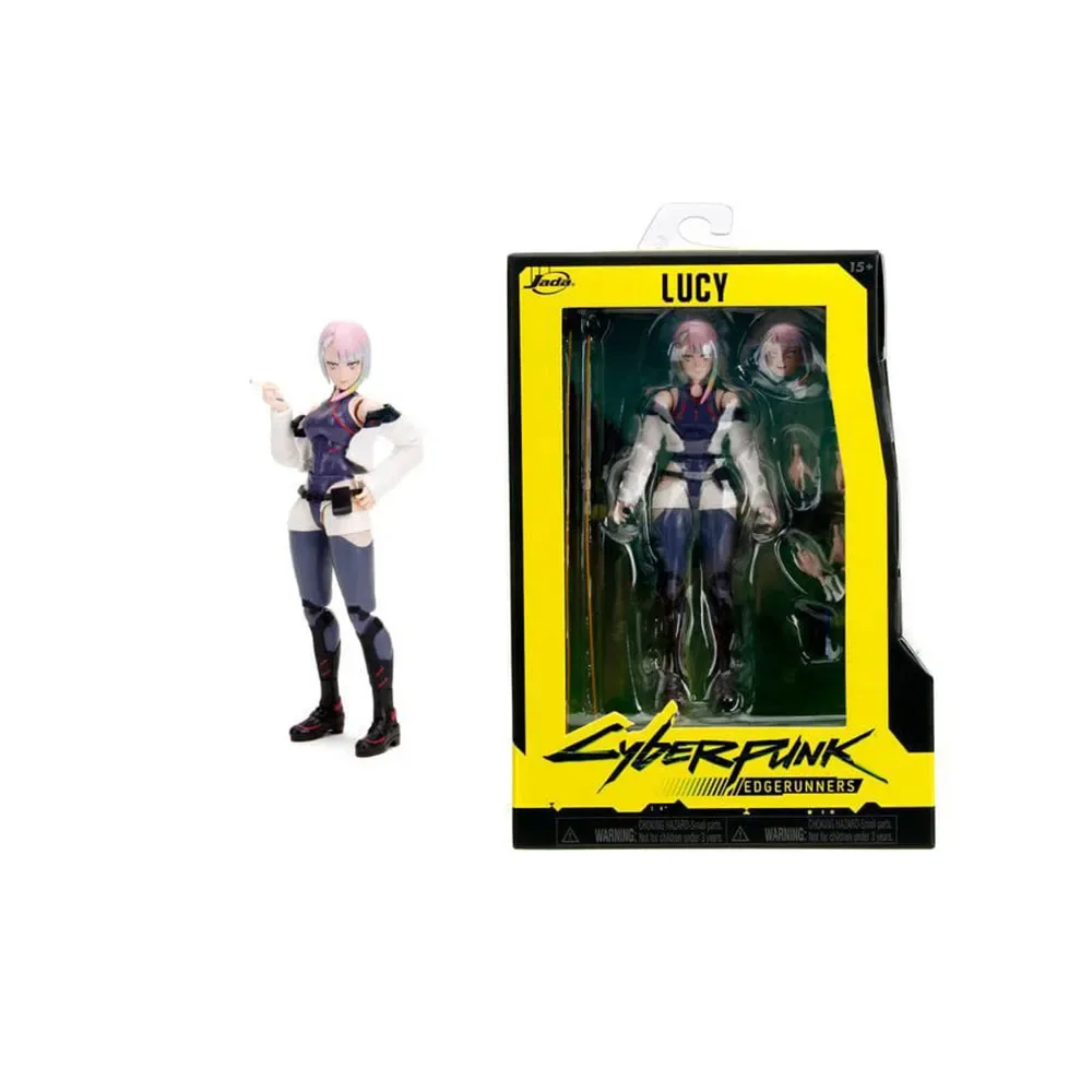 Cyberpunk: Edgerunners Lucy Miniatuurfiguur In Spuitgietmetaal 15 Cm de Jada Toys – jaquette