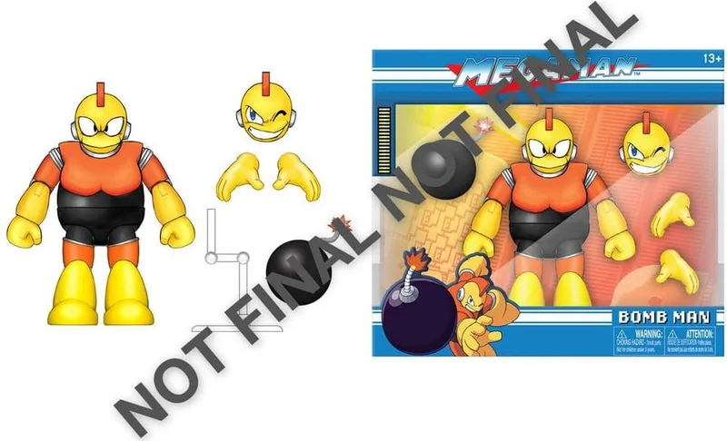 Mega Man Action Figure - Bomb Man de Jada Toys – jaquette