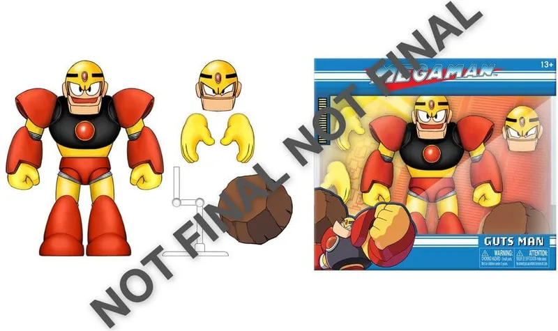 Mega Man Action Figure - Guts Man van Jada Toys – cover