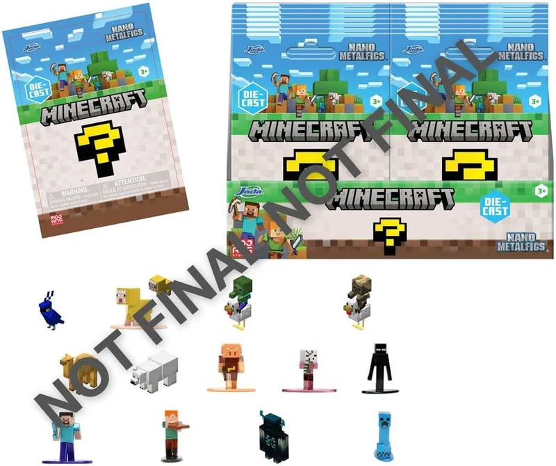 Minecraft Nano Metalfigs Mini Figures Blind Box van Jada Toys – cover