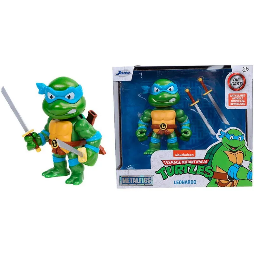 Jada Figurine Metalfigs De Leonardo Tortues Ninja 10 Cm de Jada Toys – jaquette