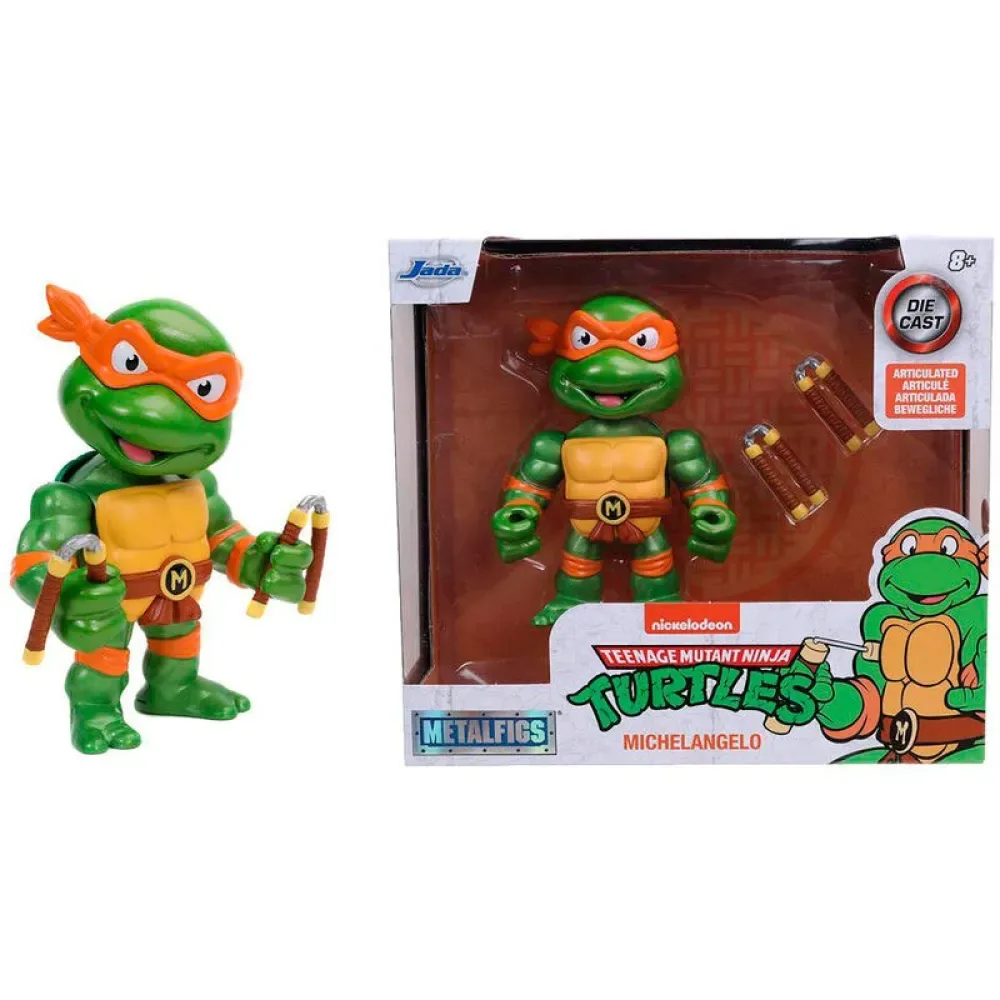 Jada Figurine Metalfigs De Michelangelo Tortues Ninja 10 Cm de Jada Toys – jaquette