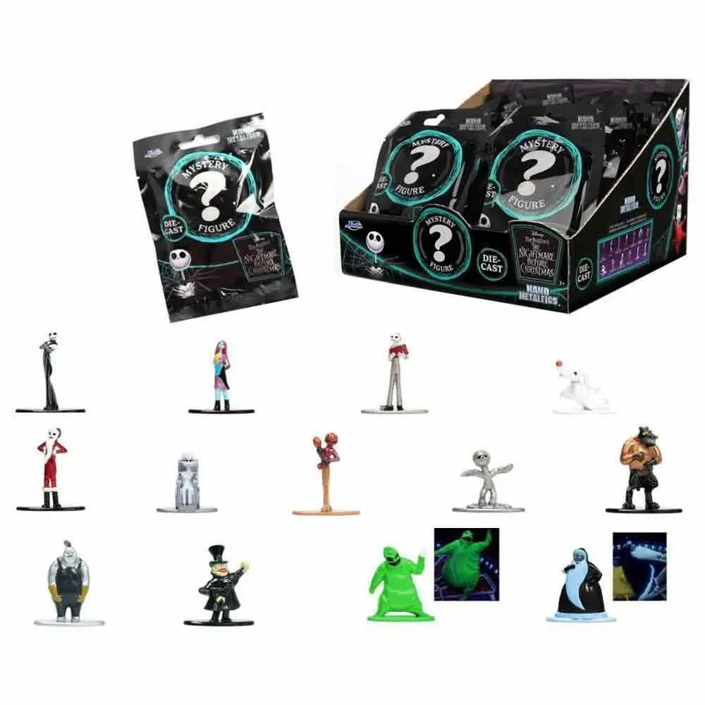 The Nightmare Before Christmas Nano Verrassingsfiguur 13 Modellen Willekeurige Verzending Geassorteerd by Jada Toys – cover