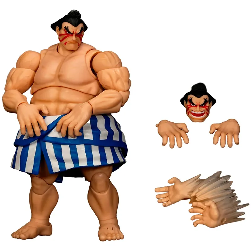 Ultra Street Fighter II: The Final Challengers Action Figure - E. Honda van Jada Toys – cover 2 van 6