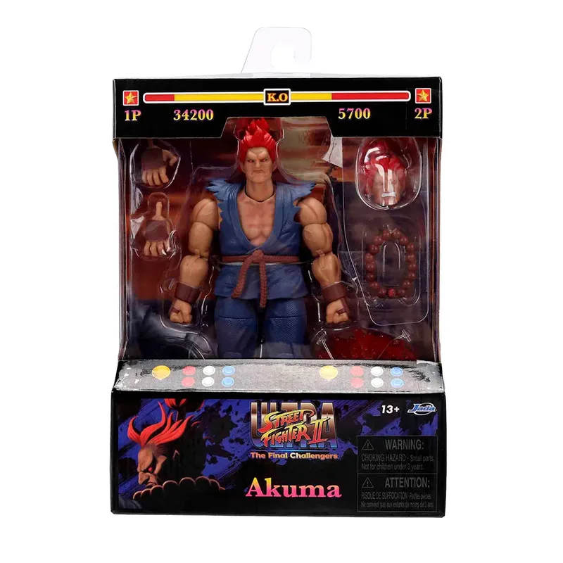 Ultra Street Fighter II: The Final Challengers Action Figure - Akuma van Jada Toys – cover 3 van 6