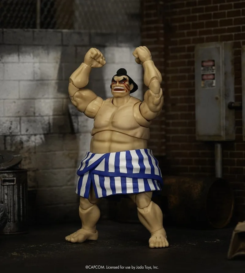 Ultra Street Fighter II: The Final Challengers Action Figure - E. Honda van Jada Toys – cover 1 van 6