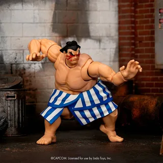 Ultra Street Fighter II: The Final Challengers Action Figure - E. Honda van Jada Toys – cover 5 van 6