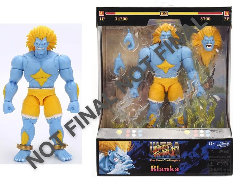 Ultra Street Fighter II: The Final Challengers Action Figure - Blanka (P2) by Jada Toys – cover
