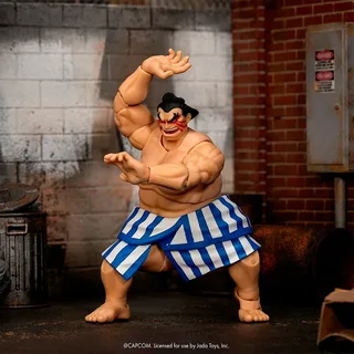 Ultra Street Fighter II: The Final Challengers Action Figure - E. Honda van Jada Toys – cover 6 van 6