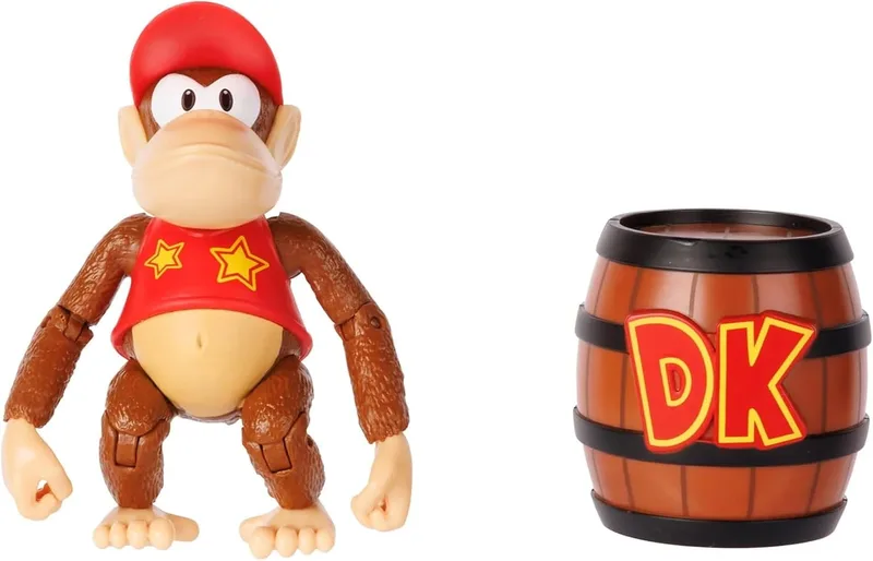 Donkey Kong Action Figure - Diddy Kong de Jakks Pacific – jaquette