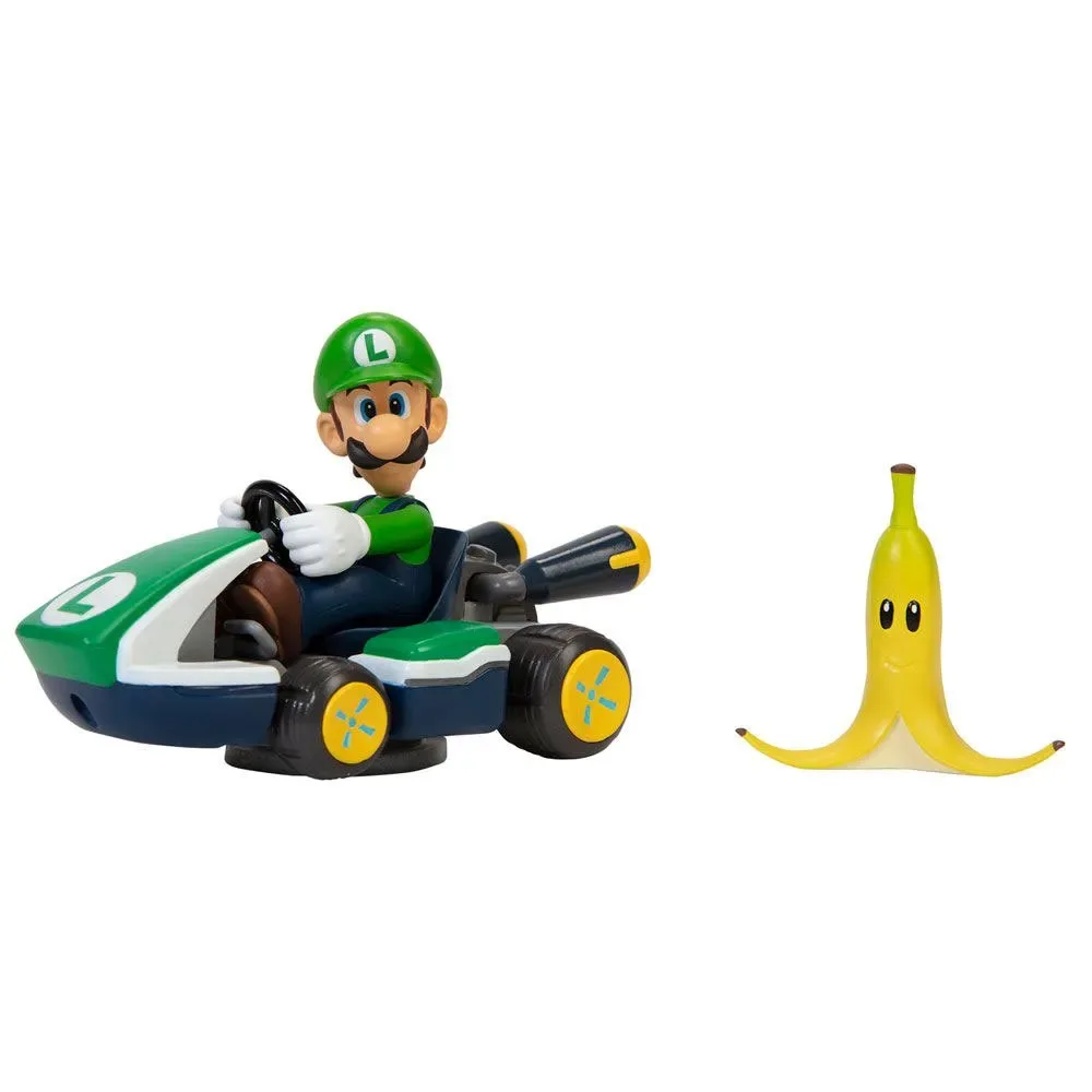 Draai Luigi Kart Mario Kart Figuur 6.5 Cm by Jakks Pacific – cover