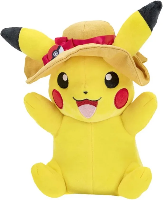 Pokemon Pluche - Pikachu with Summer Hat van Jakks Pacific – cover