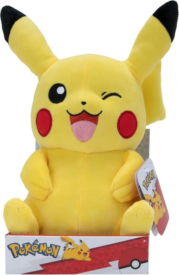 Pokemon Pluche - Winking Sitting Pikachu van Jakks Pacific – cover 4 van 4
