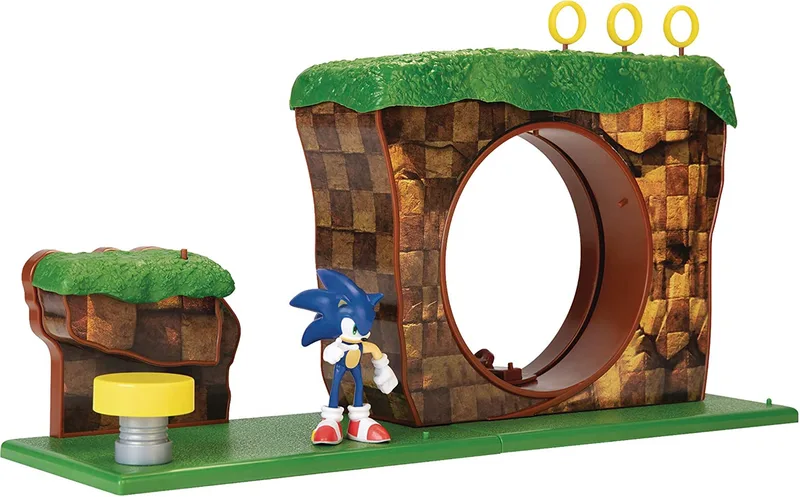 Sonic Action Figure - Green Hill Zone Playset by Jakks Pacific – cover 1 of 5