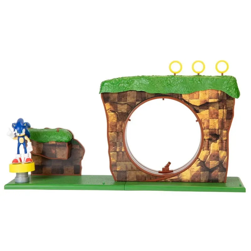 Sonic Action Figure - Green Hill Zone Playset by Jakks Pacific – cover 4 of 5
