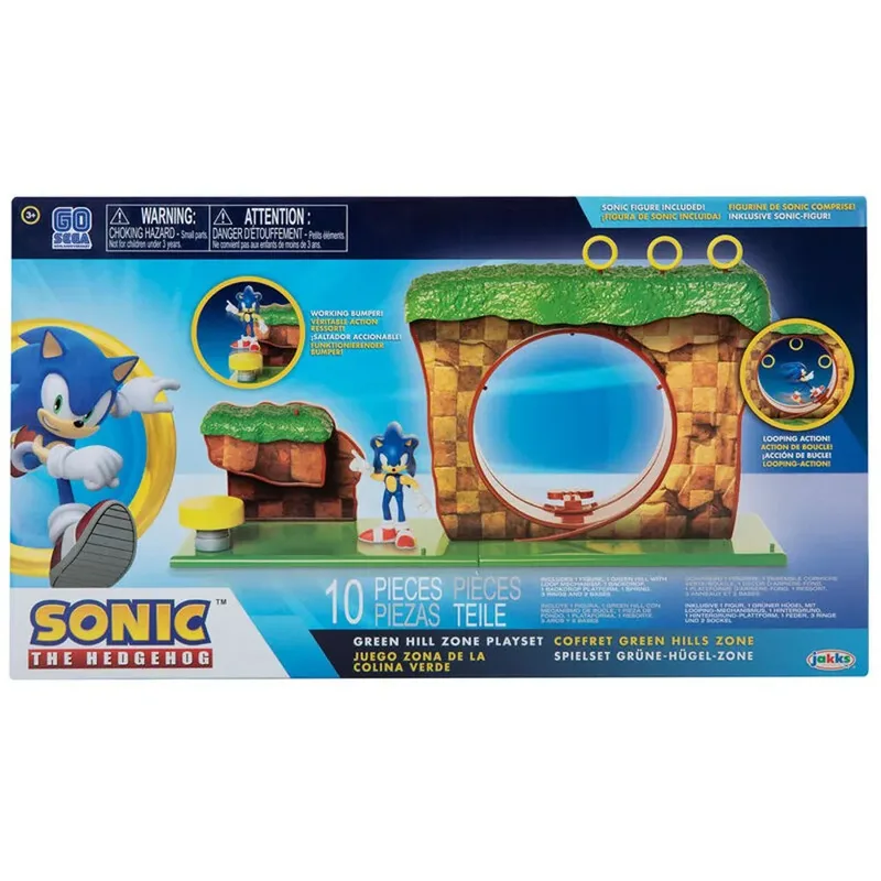 Sonic Action Figure - Green Hill Zone Playset by Jakks Pacific – cover 5 of 5