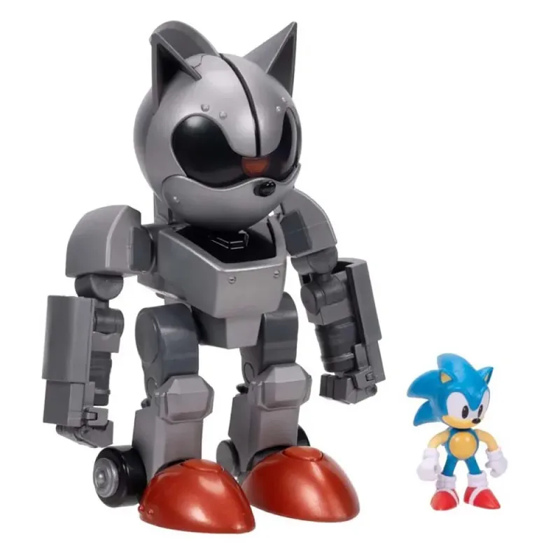 Sonic Action Figure Play Set - Giant Mecha Sonic vs Sonic by Jakks Pacific – cover 6 of 6