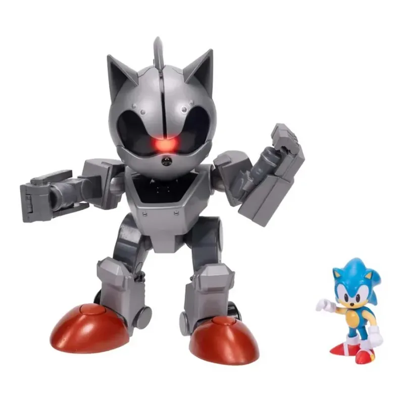 Sonic Action Figure Play Set - Giant Mecha Sonic vs Sonic by Jakks Pacific – cover 3 of 6