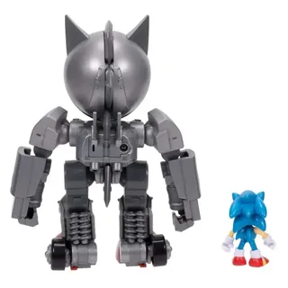 Sonic Action Figure Play Set - Giant Mecha Sonic vs Sonic by Jakks Pacific – cover 2 of 6