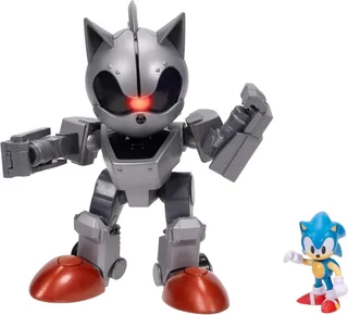Sonic Action Figure Play Set - Giant Mecha Sonic vs Sonic by Jakks Pacific – cover 1 of 6