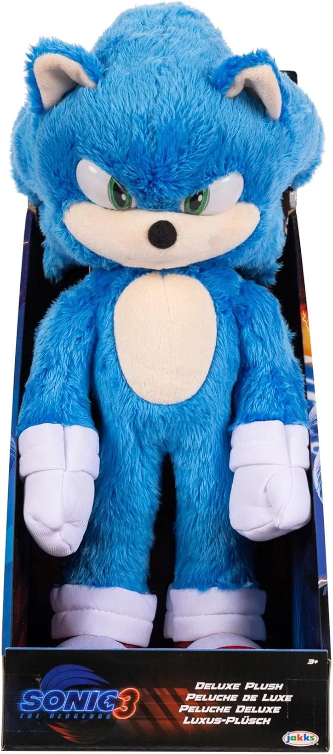 Sonic the Hedgehog 3 Deluxe Pluche - Sonic (33cm) by Jakks Pacific – cover