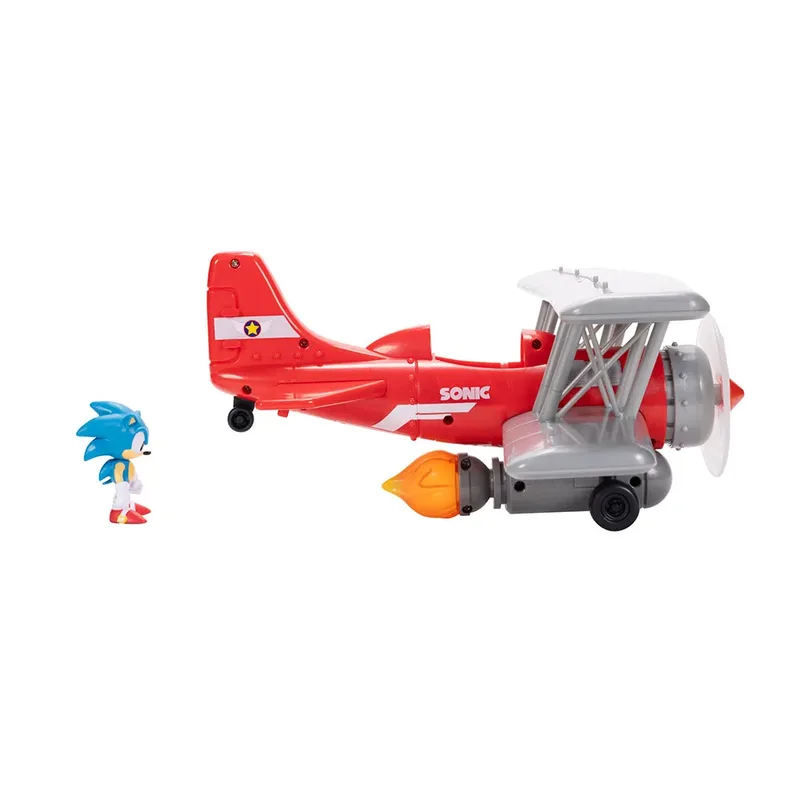 Sonic the Hedgehog Figure - The Tornado Biplane Playset by Jakks Pacific – cover 3 of 6