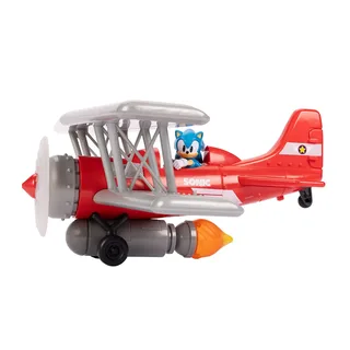 Sonic the Hedgehog Figure - The Tornado Biplane Playset by Jakks Pacific – cover 5 of 6