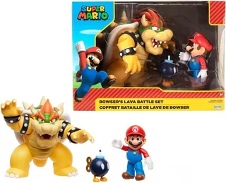 Super Mario Action Figure - Bowser Lava Battle Set van Jakks Pacific – cover 1 van 3