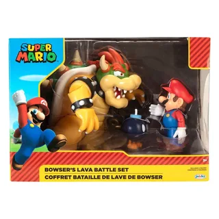 Super Mario Action Figure - Bowser Lava Battle Set van Jakks Pacific – cover 3 van 3