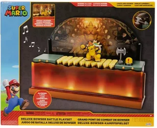 Super Mario Action Figure Deluxe Bowser Battle Playset de Jakks Pacific – jaquette 1 sur 3