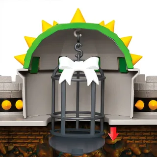 Super Mario Action Figure Deluxe Bowser's Castle Playset van Jakks Pacific – cover 5 van 6