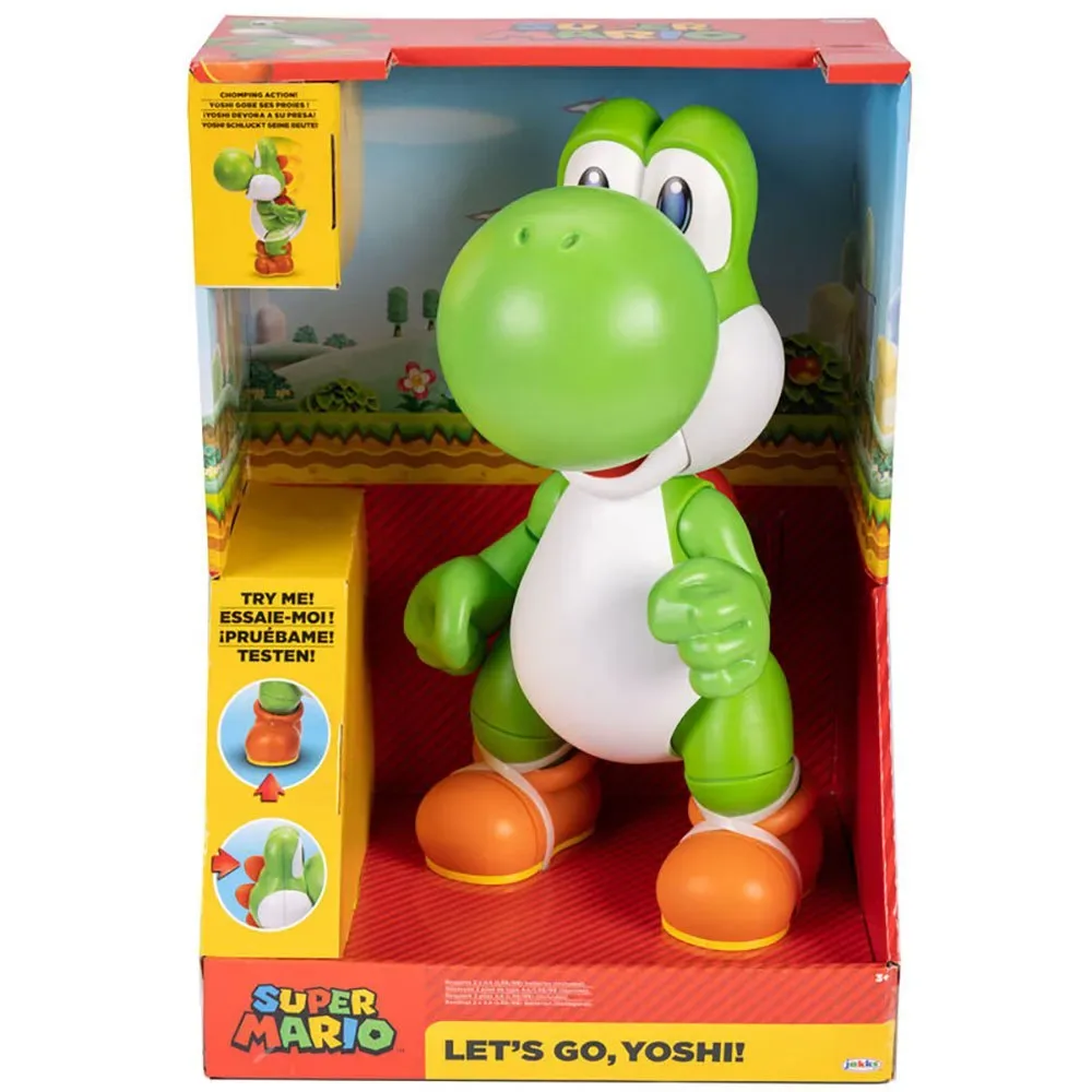 Super Mario Bros Yoshi Lad Os Finde Ud Af Det 36 Cm fra Jakks Pacific – cover