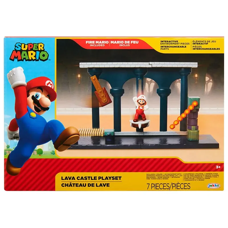 Super Mario Playset - Lava Castle van Jakks Pacific – cover 6 van 6