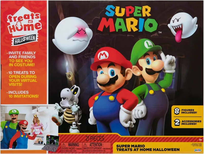 Super Mario Treat at Home Halloween Pack van Jakks Pacific – cover