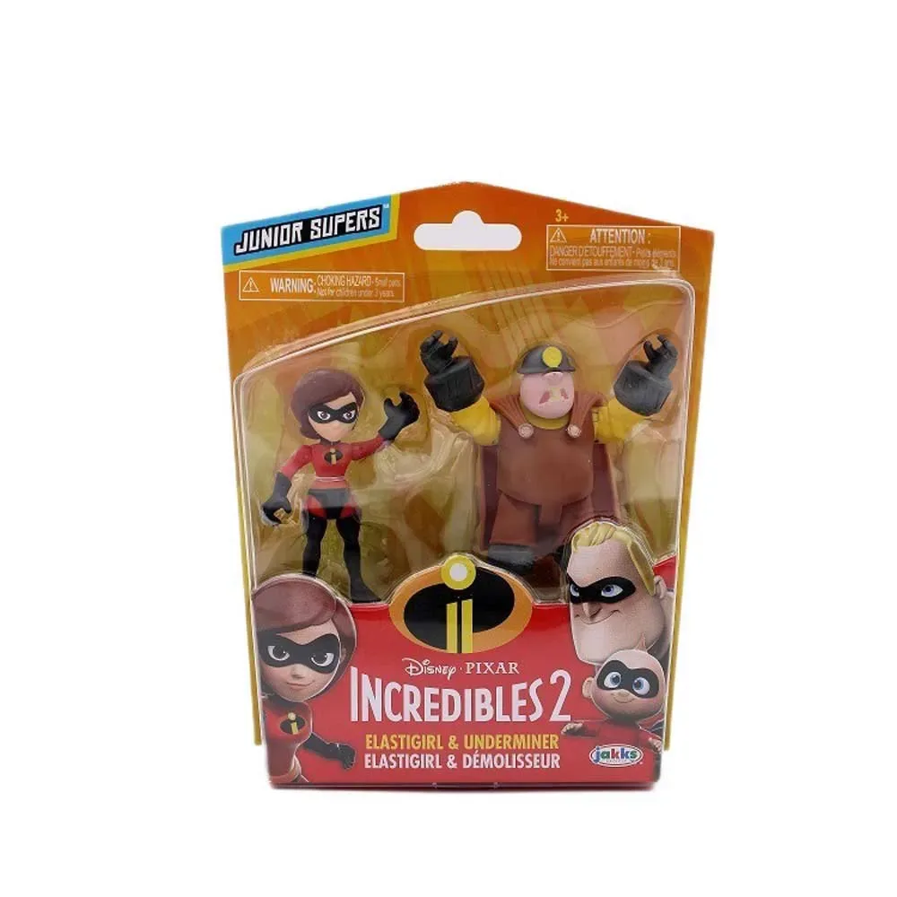 The Incredibles 2 Elastigirl Och Underminer Figur från Jakks Pacific – omslag