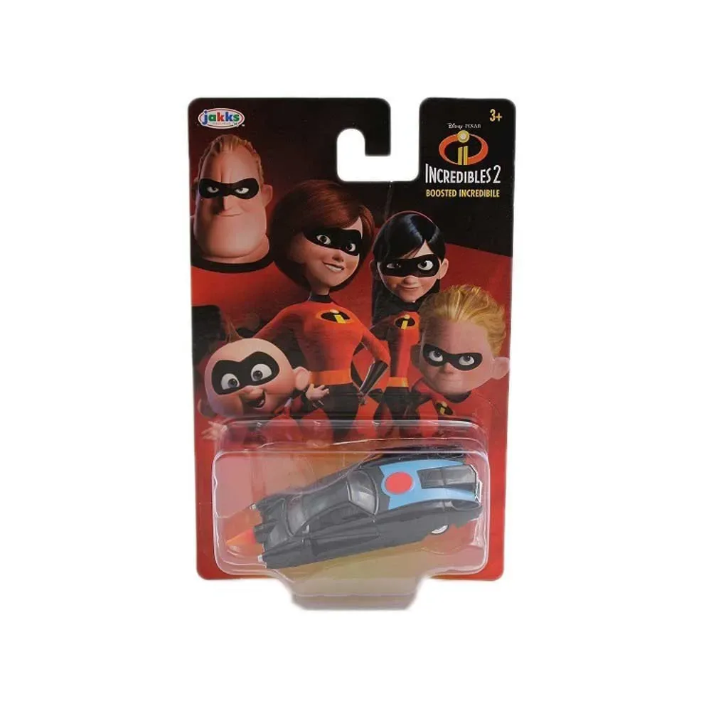 The Incredibles 2 Incredimobil-diecastauto´s Met Boosterfiguur van Jakks Pacific – cover