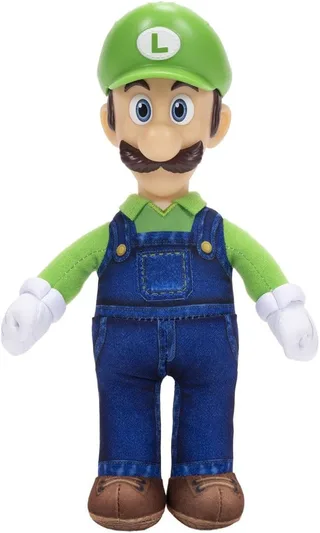 The Super Mario Bros Galaxy Movie Pluche Figure - Luigi de Jakks Pacific – jaquette 1 sur 5