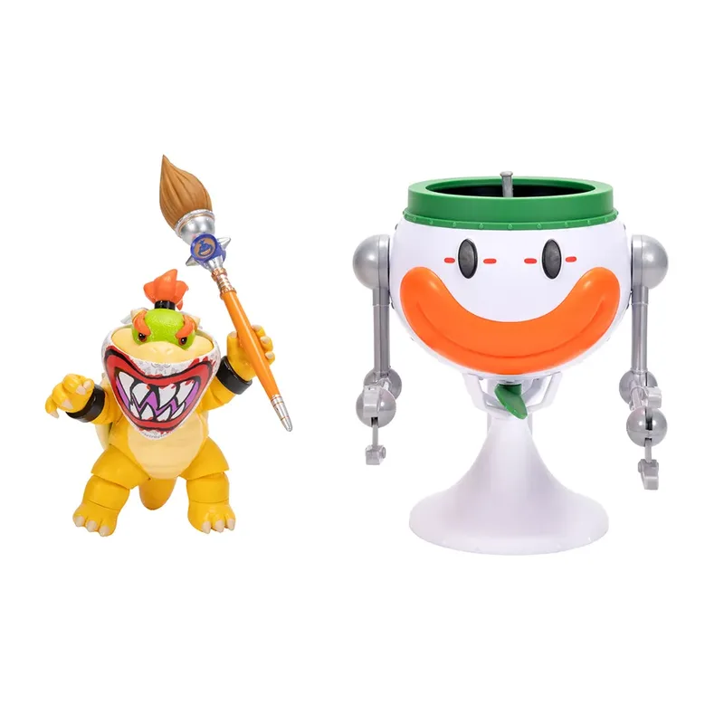 The Super Mario Galaxy Movie Action Figures - Bowser Jr. with Clown Car by Jakks Pacific – cover 2 of 6