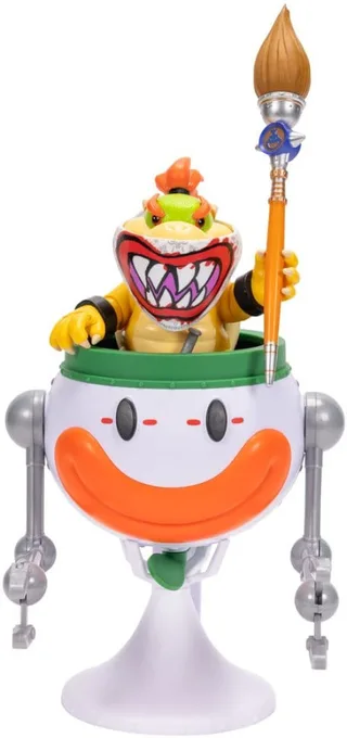 The Super Mario Galaxy Movie Action Figures - Bowser Jr. with Clown Car by Jakks Pacific – cover 1 of 6