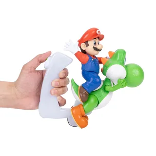 The Super Mario Galaxy Movie Action Figures - Mario Riding Yoshi van Jakks Pacific – cover 6 van 6