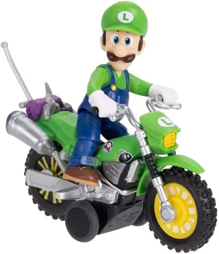 The Super Mario Galaxy Movie Action Figures - Motorcycle Luigi van Jakks Pacific – cover 1 van 4