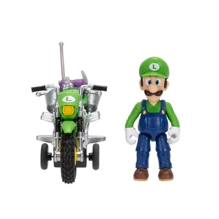 The Super Mario Galaxy Movie Action Figures - Motorcycle Luigi van Jakks Pacific – cover 4 van 4