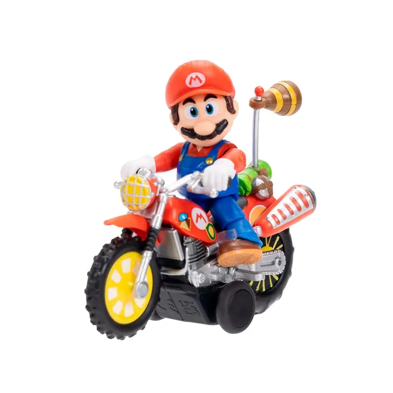 The Super Mario Galaxy Movie Action Figures - Motorcycle Mario by Jakks Pacific – cover 2 of 5
