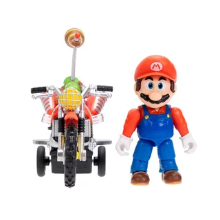 The Super Mario Galaxy Movie Action Figures - Motorcycle Mario by Jakks Pacific – cover 4 of 5